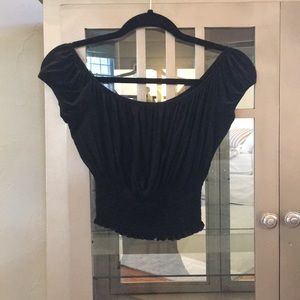 Black Crop Top